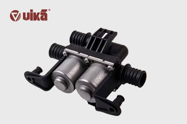 Where is the electronic heat radiator valve on a car?