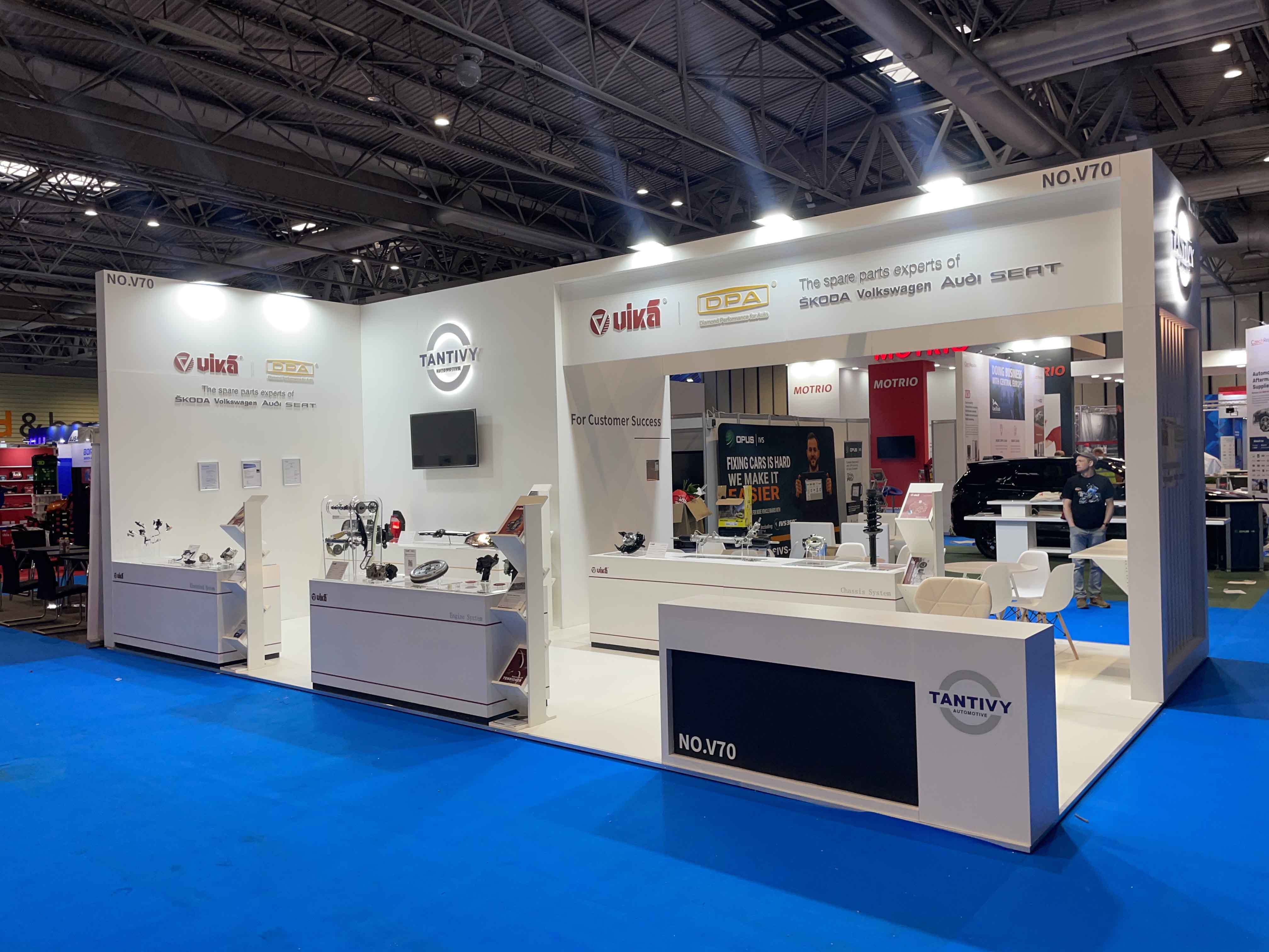 The booths of vika DPA in Automechanika Birmingham The booths of vika DPA in Automechanika Birmingham